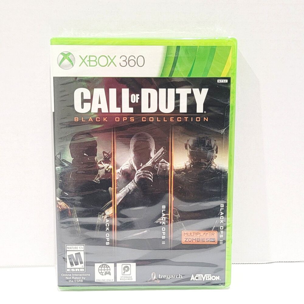 Microsoft Xbox 360 Call of Duty Black Ops Collection 1 2 3 Factory Sealed 2016